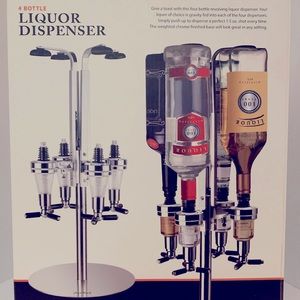 4 Bottle Liquor Dispenser